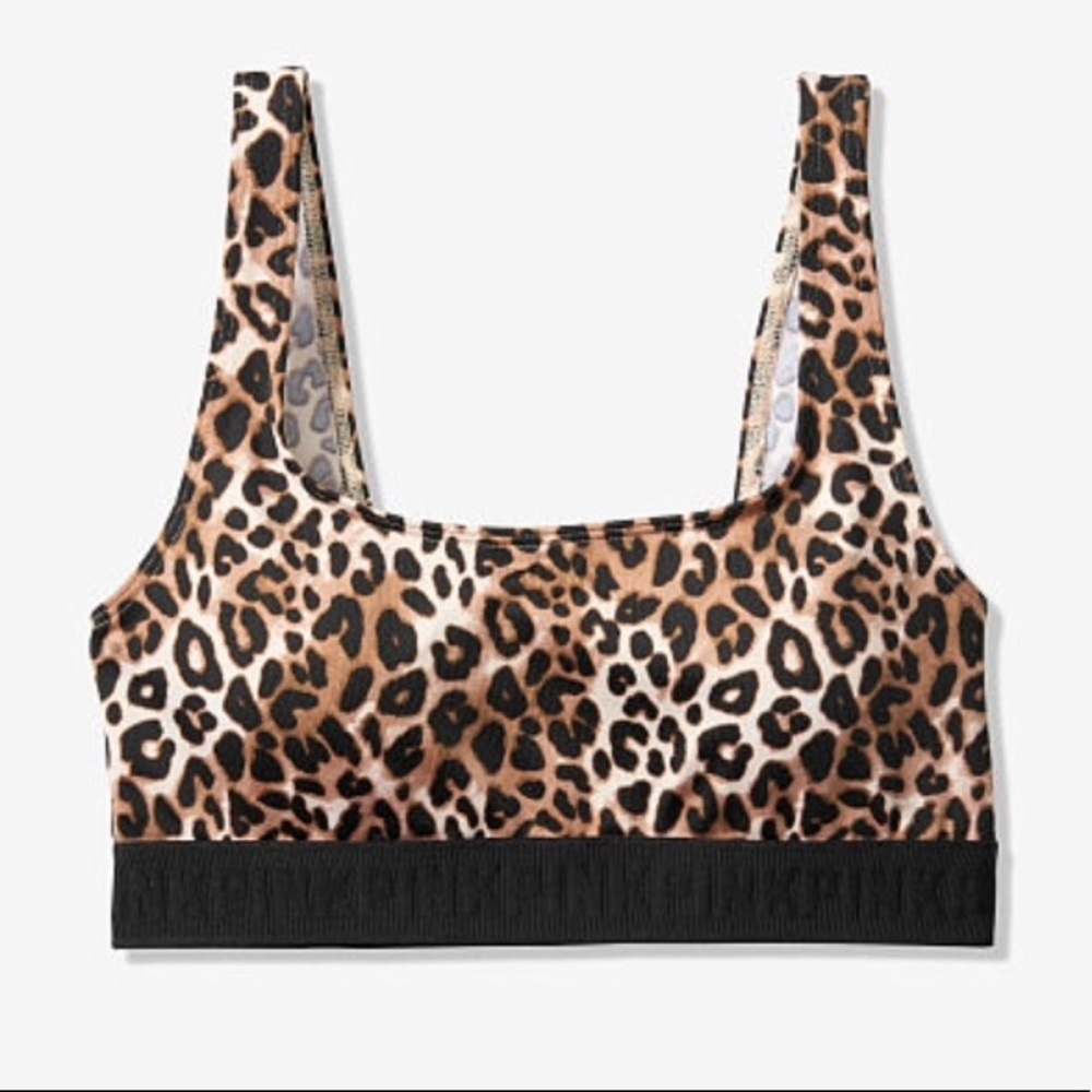 VS PINK LEOPARD 🐆 ULTIMATE SCOOP BRA L - Picture 3 of 3